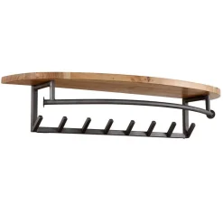 Clearance Hängegarderobe Mangaly Wandgarderoben|Massivholz Garderoben