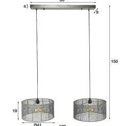 Hängelampe Alicia*Pharao24 Clearance