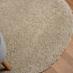 Hochflor Teppich Beige Rondma*Pharao24 Discount