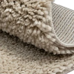 Hochflor Teppich Beige Rondma*Pharao24 Discount