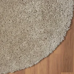 Hochflor Teppich Beige Rondma*Pharao24 Discount