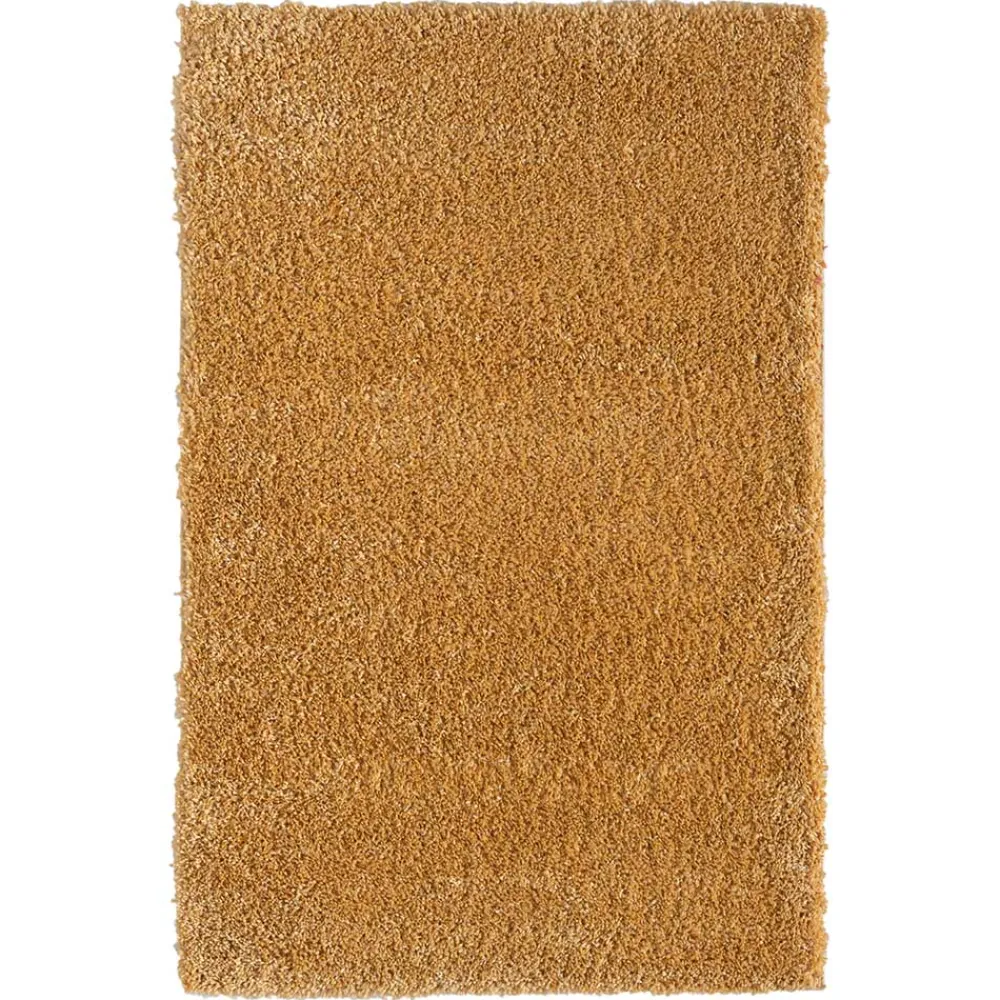 Hochflor Teppich Goldgelb Sesedra*Pharao24 Online