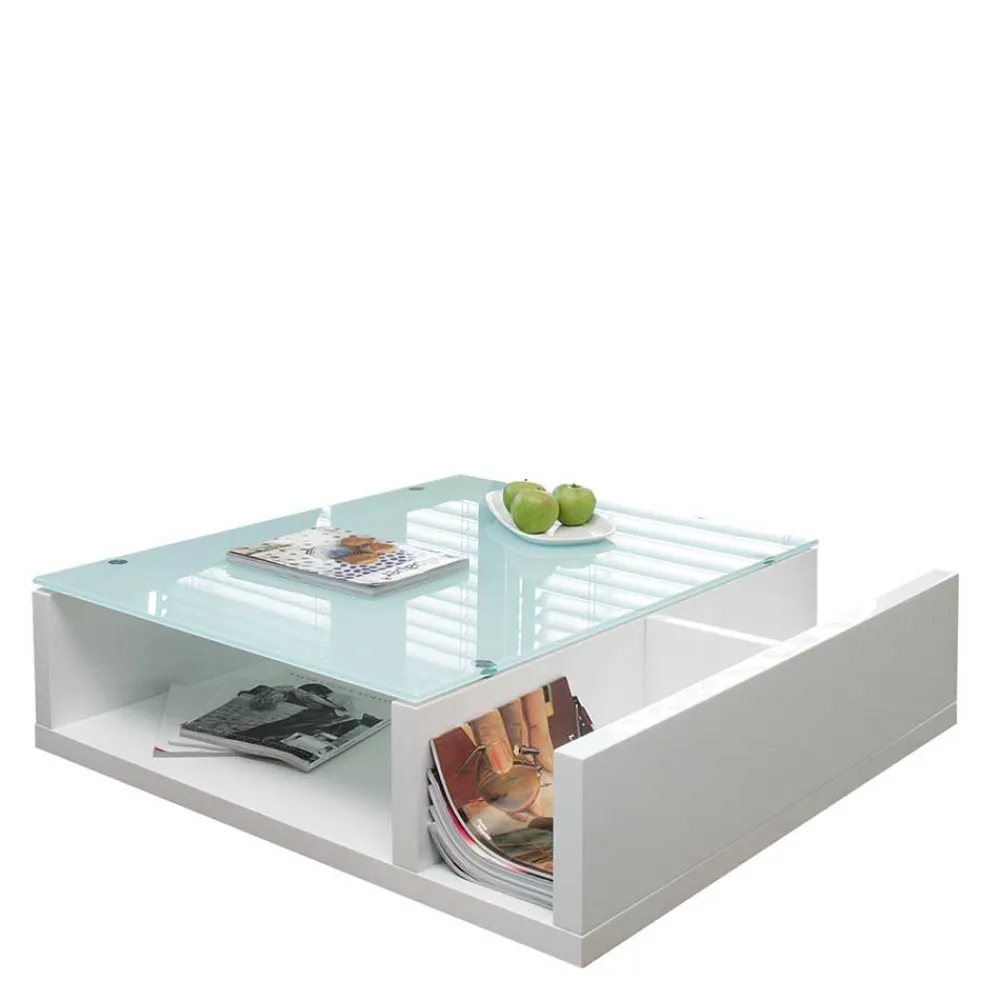 Online Hochglanz Couchtisch Shower Glastische