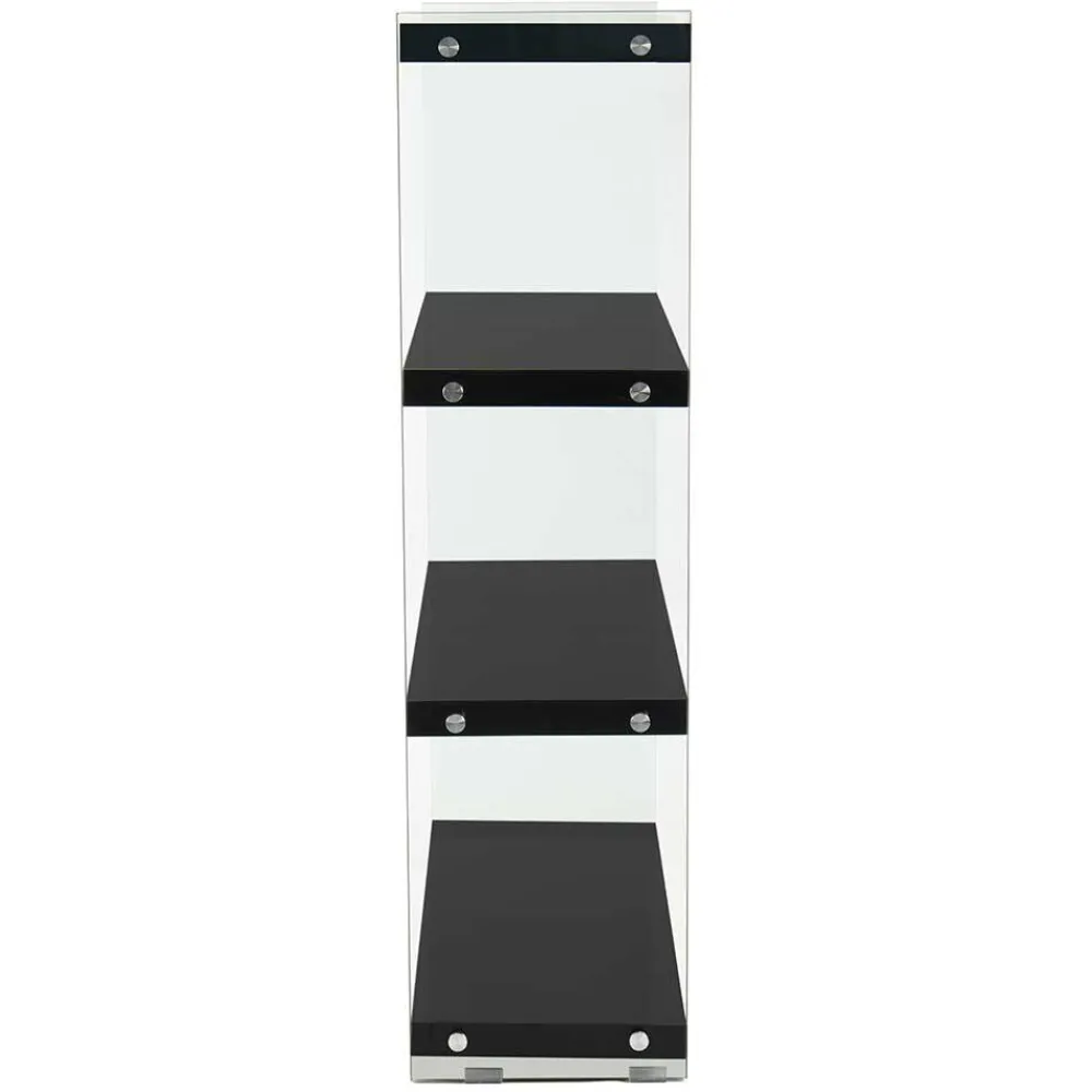 Clearance Hochglanz Regal Carnin Wohnzimmerregale|Glasregale