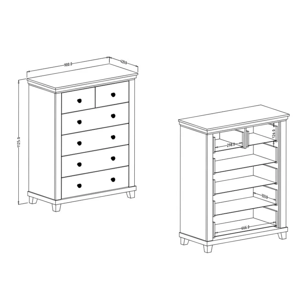 Hochkommode Olegano*Pharao24 Hot