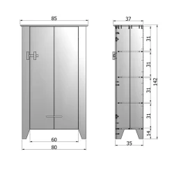 Best Hochschrank Abeka Bad Hochschränke