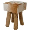 Hocker mit Fell Urak*Pharao24