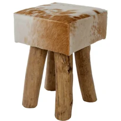 Hocker mit Fell Urak*Pharao24