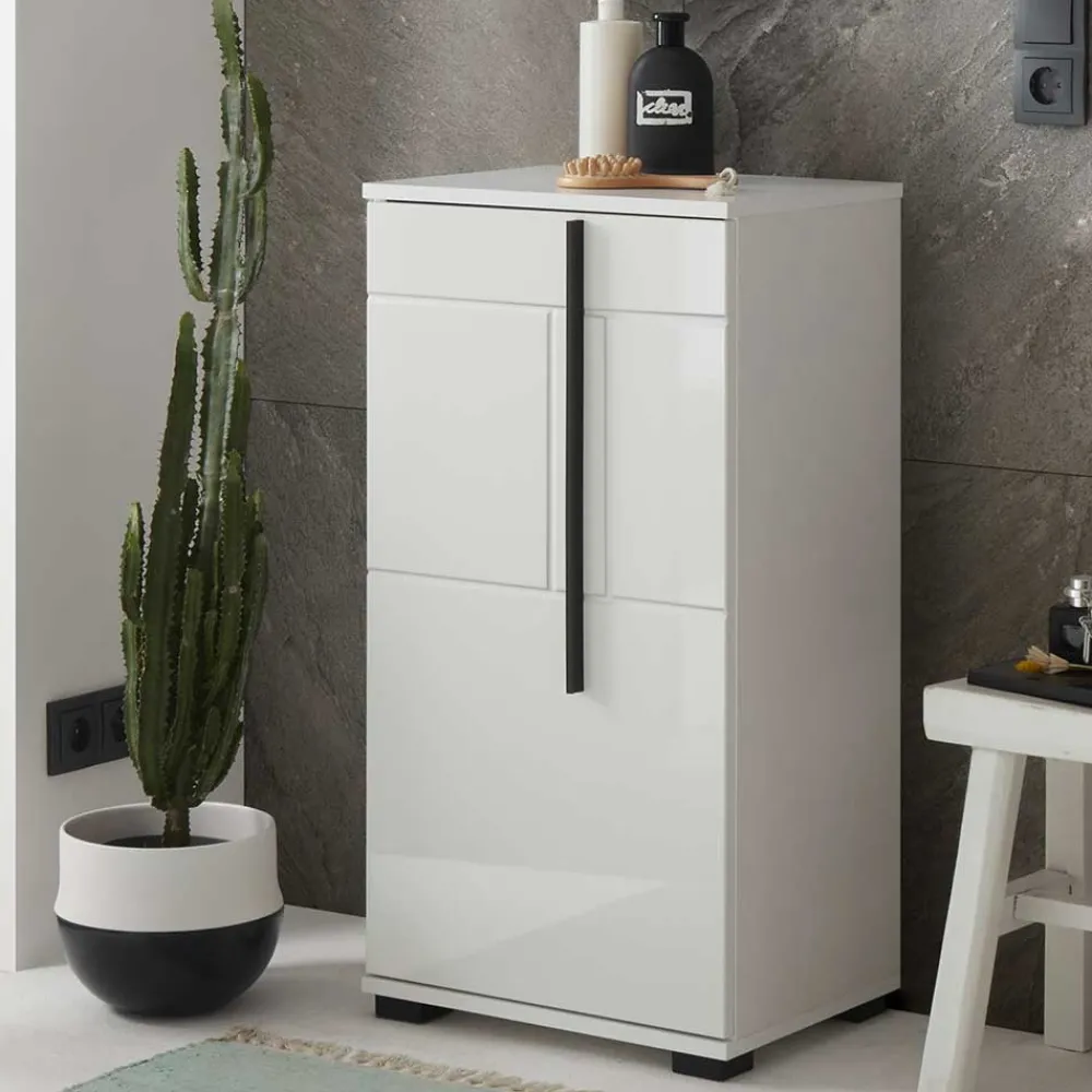 Hot Hohe Bad Kommode Fricossa Badezimmerschränke|Bad Unterschränke