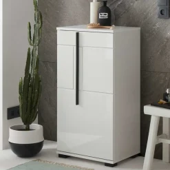 Hot Hohe Bad Kommode Fricossa Badezimmerschränke|Bad Unterschränke