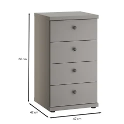 Hohe Schubladenkommode Saconso*Pharao24 Sale