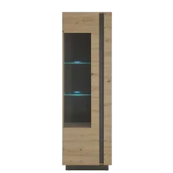 Discount Hohe Vitrine Matrezina Vitrinenschrank|Wohnzimmervitrinen