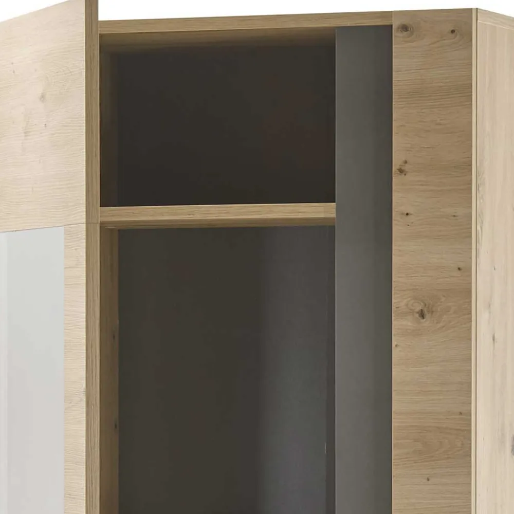 Discount Hohe Vitrine Matrezina Vitrinenschrank|Wohnzimmervitrinen
