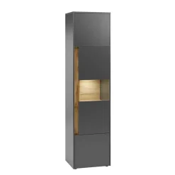Outlet Hohe Vitrine Uzniana Wohnzimmerschrank|Vitrinenschrank