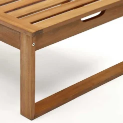 Outlet Holz Gartenliege Tephanion Gartenmöbel|Liegen