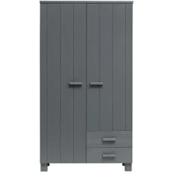 Online Holz Kleiderschrank Chalina Drehtürenschränke|Massivholz Schränke