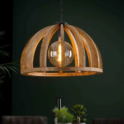 New Holz Pendelleuchte Levandro Lampen Und Leuchten
