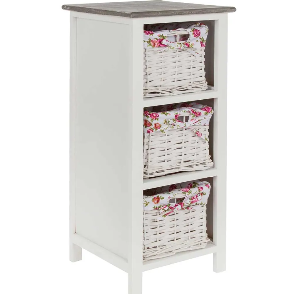 Outlet Holz Regal mit Körben Dream Massivholzregale|Standregale