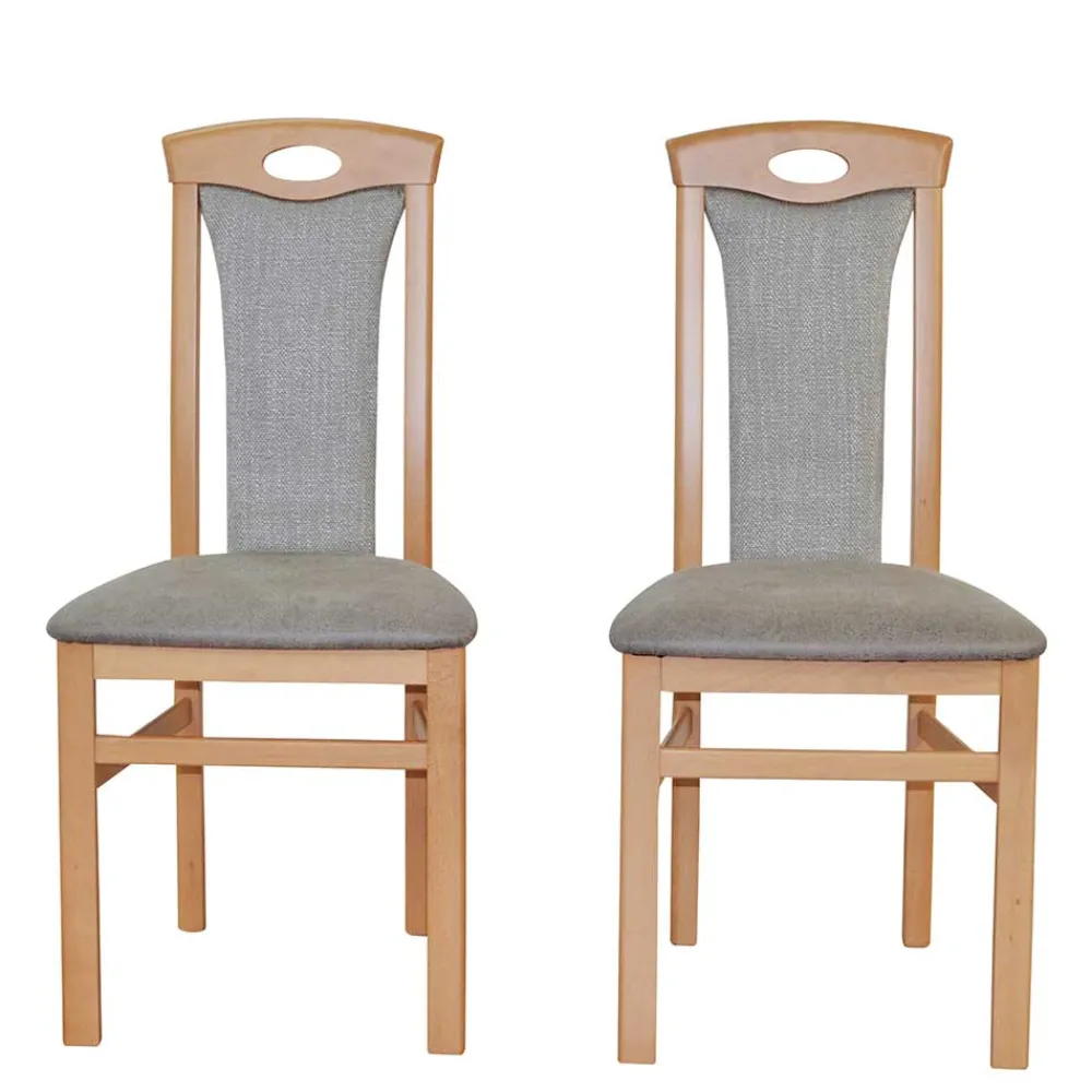 Discount Holz Stühle gepolstert Malawi Hochlehner|Lederstühle