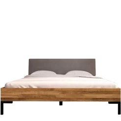 Holzbett mit Polster Kopfteil Yalley*Pharao24 Outlet