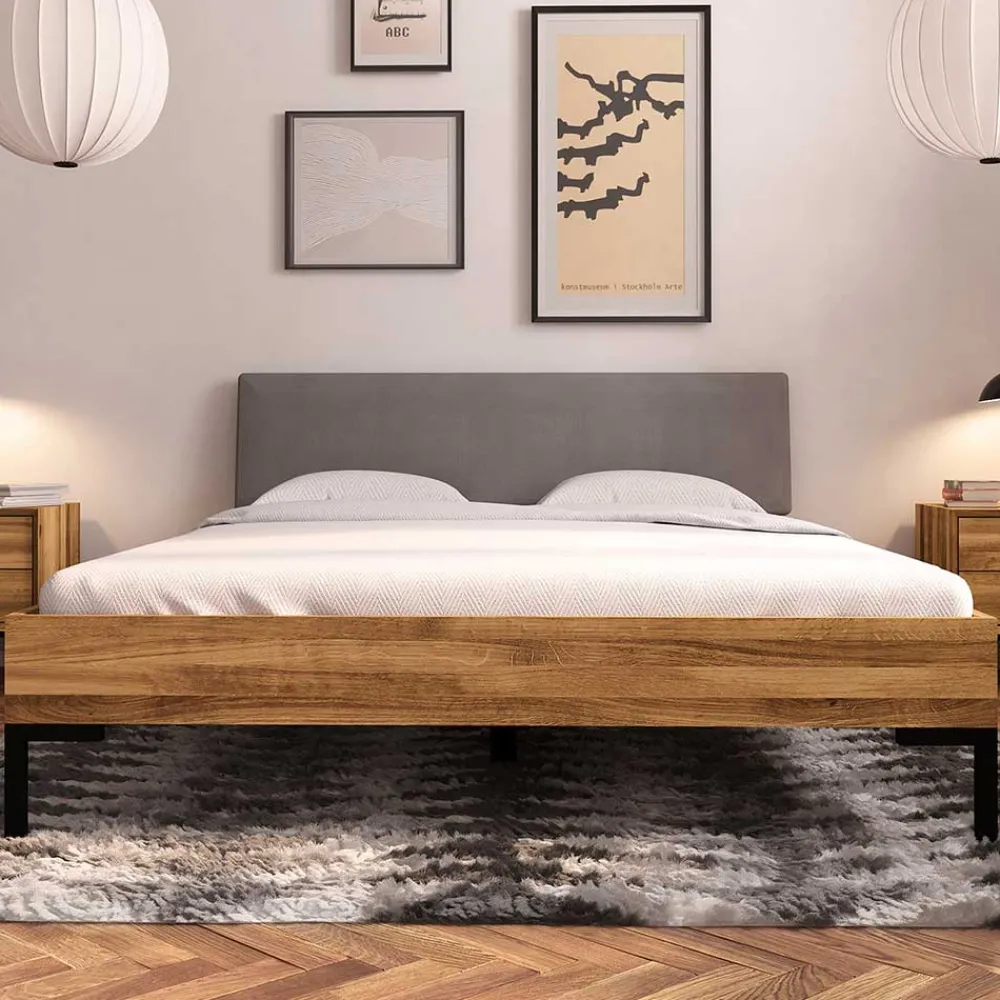 Holzbett mit Polster Kopfteil Yalley*Pharao24 Outlet