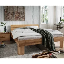 Sale Holzbett Wildeiche Spaniav Komfortbetten