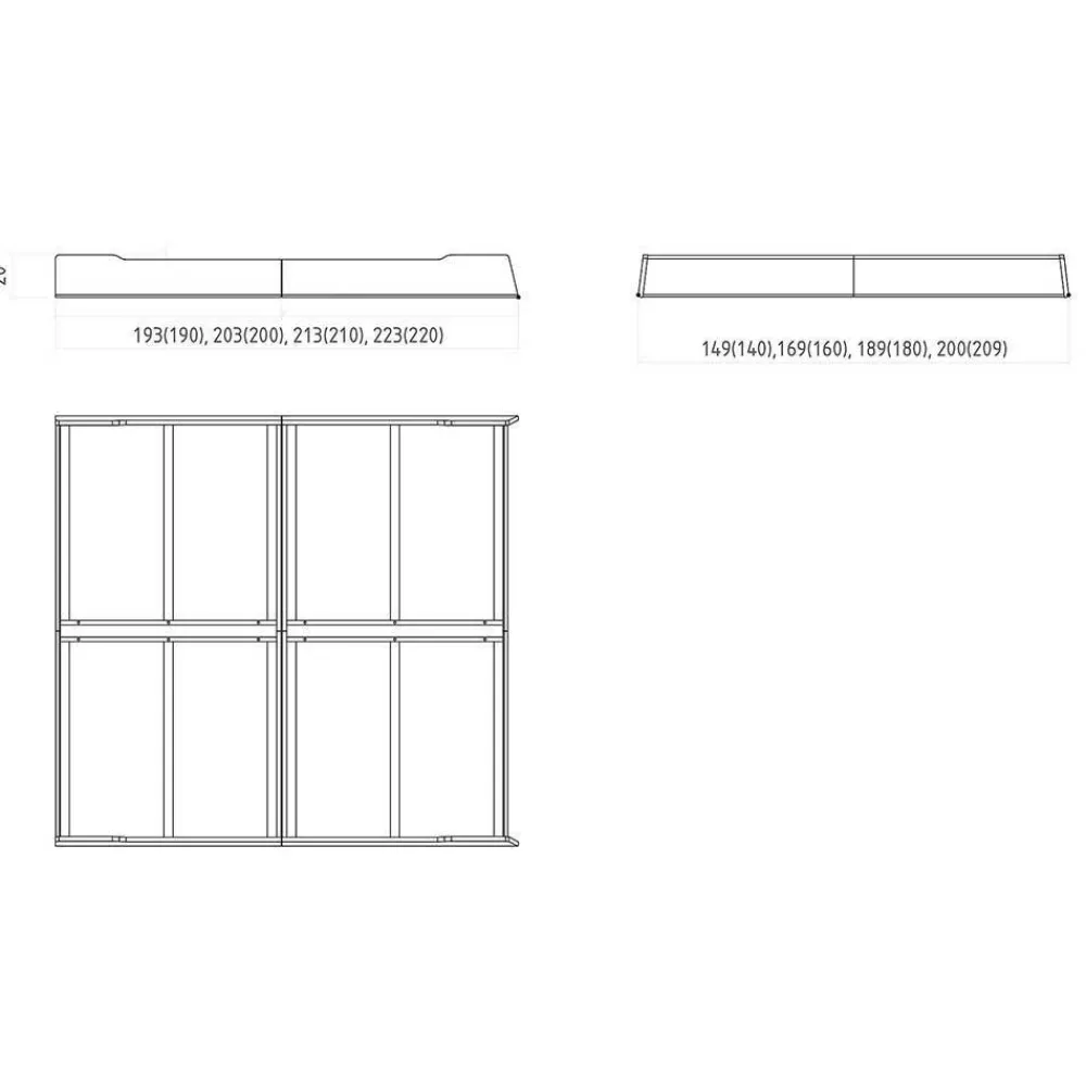 New Holzbettgestell Koropi Funktionsbetten|Schubkastenbetten