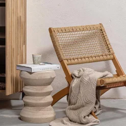 Holzhocker rustikal Shoko*Pharao24 Online