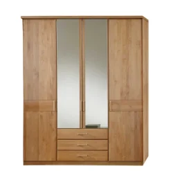 Holzkleiderschrank Bordana Massivholzmöbel|Drehtürenschränke