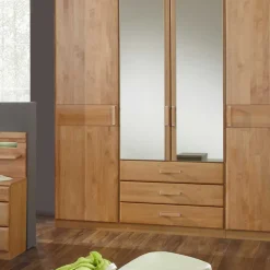 Holzkleiderschrank Bordana Massivholzmöbel|Drehtürenschränke