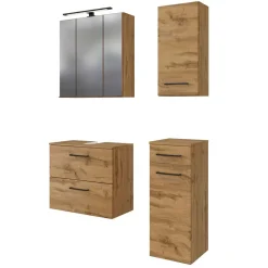 New Holzoptik Badmöbel Longos Badmöbel Sets