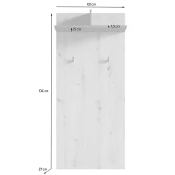 Holzoptik Garderobenpaneel Andy*Pharao24 Discount