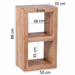 Discount Holzregal Selvas Wohnzimmerregale|Massivholzregale