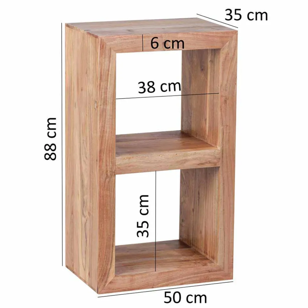 Discount Holzregal Selvas Wohnzimmerregale|Massivholzregale