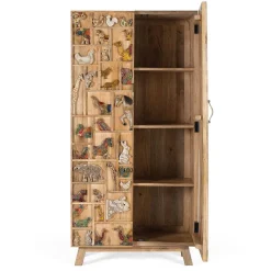 Clearance Holzschrank massiv Caveira Massivholzmöbel|Wohnzimmerschrank