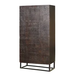 Outlet Holzschrank massiv Galicia Massivholzmöbel|Wäscheschrank