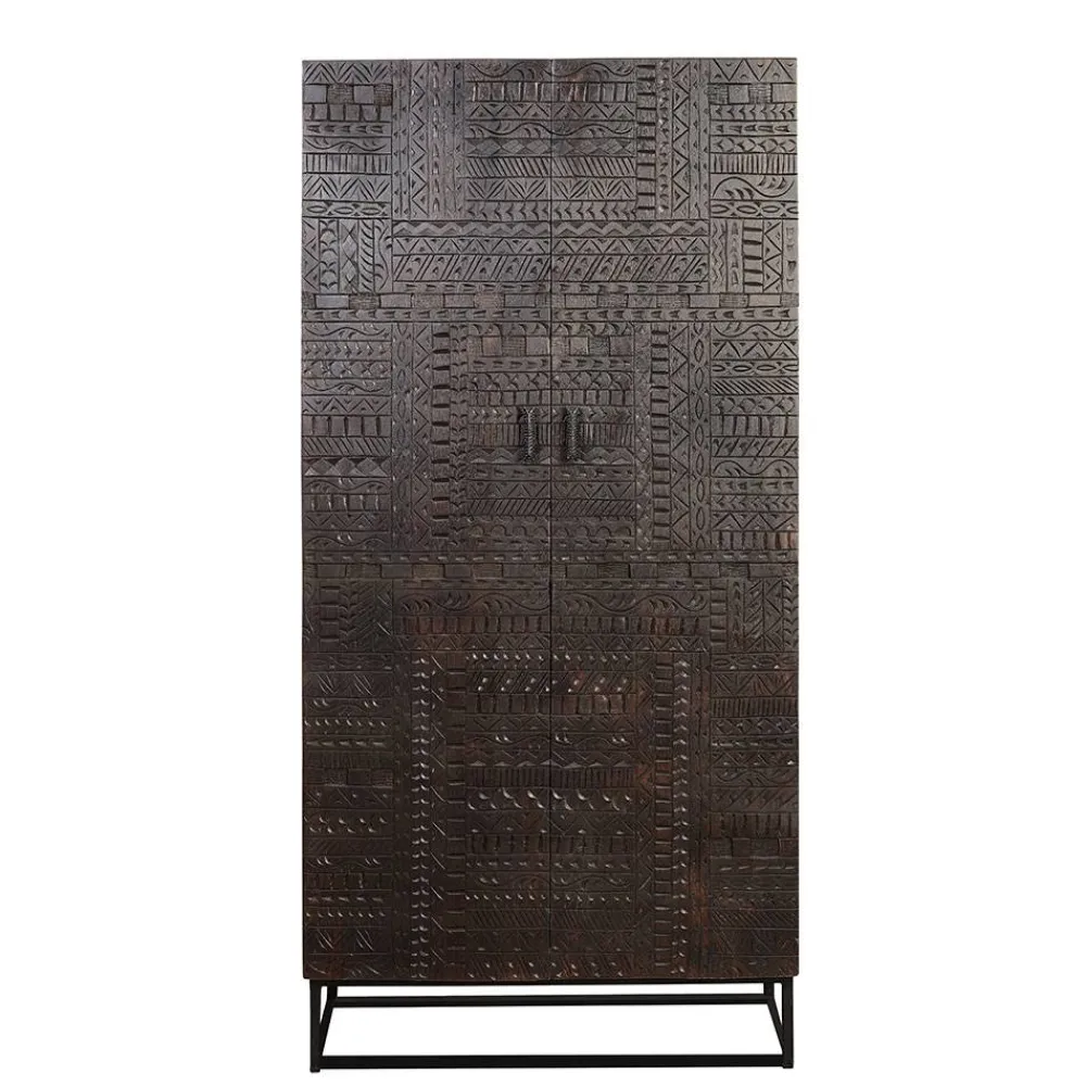 Outlet Holzschrank massiv Galicia Massivholzmöbel|Wäscheschrank