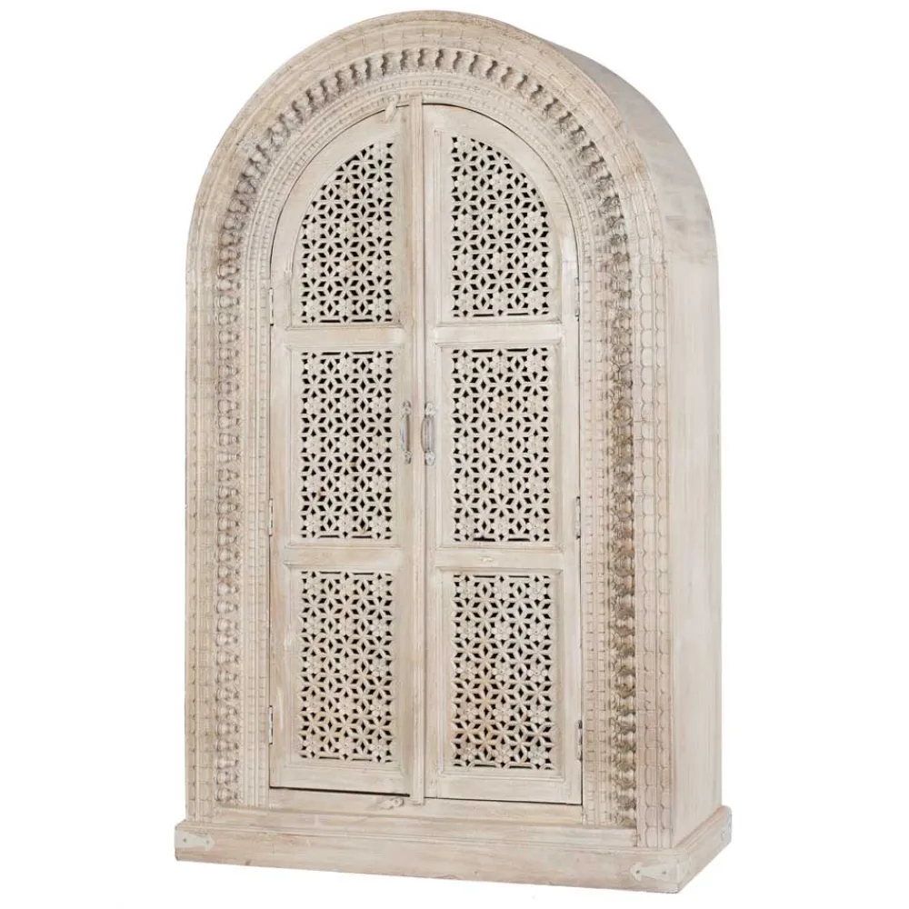 Holzschrank massiv Makan*Pharao24 Best