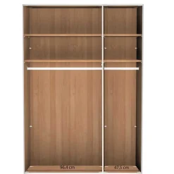 Sale Holzschrank Veyfas Massivholz Kleiderschränke|Jugendkleiderschrank