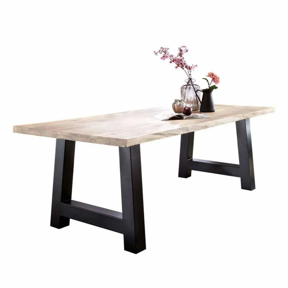 Online Holztisch Heriansa Küchentisch|Massivholztische