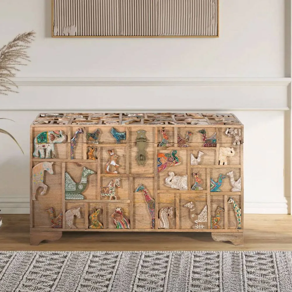 Discount Holztruhe Caveira Truhen