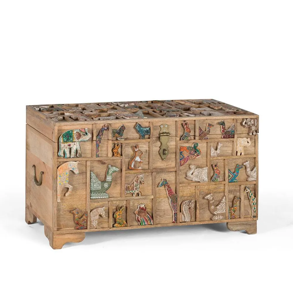 Discount Holztruhe Caveira Truhen