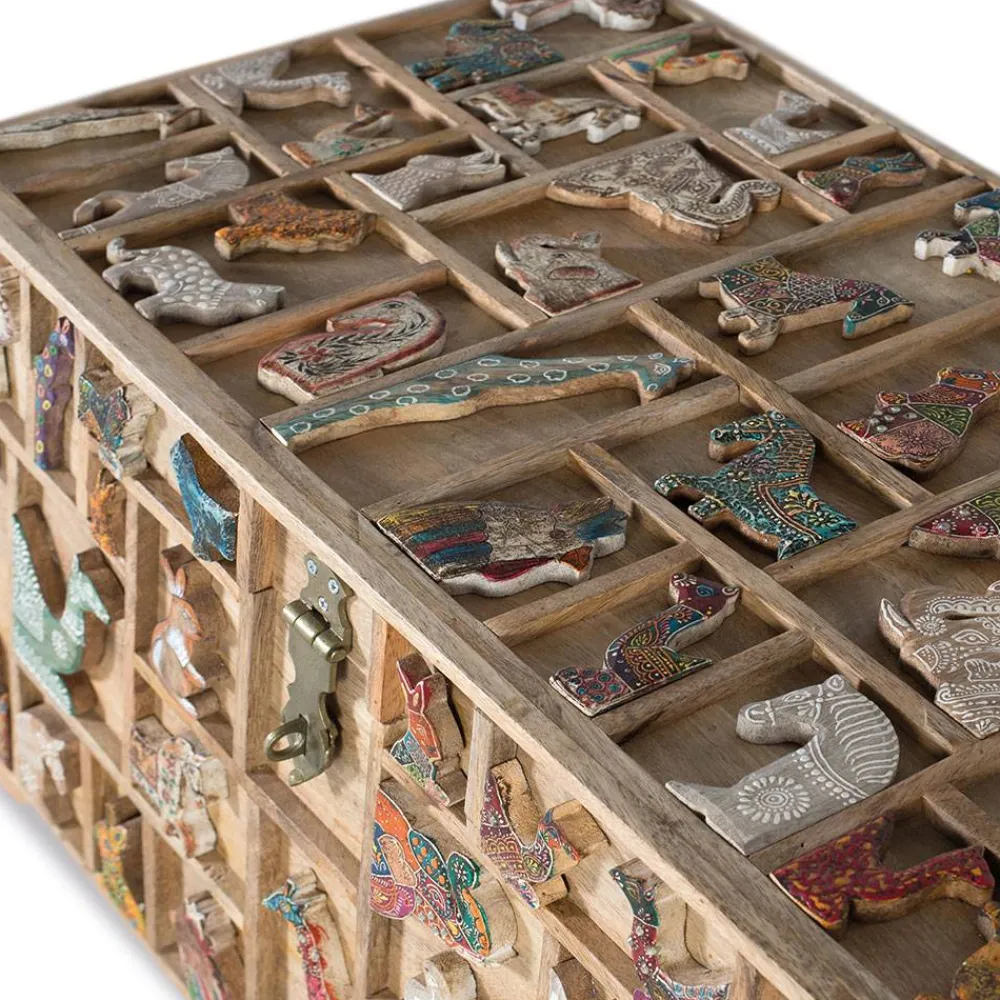 Discount Holztruhe Caveira Truhen