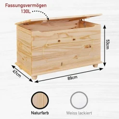 Holztruhe Jayden*Pharao24 Outlet