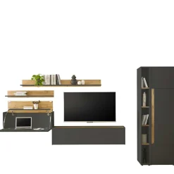 Home Office Schrankwand Uzniana*Pharao24 New