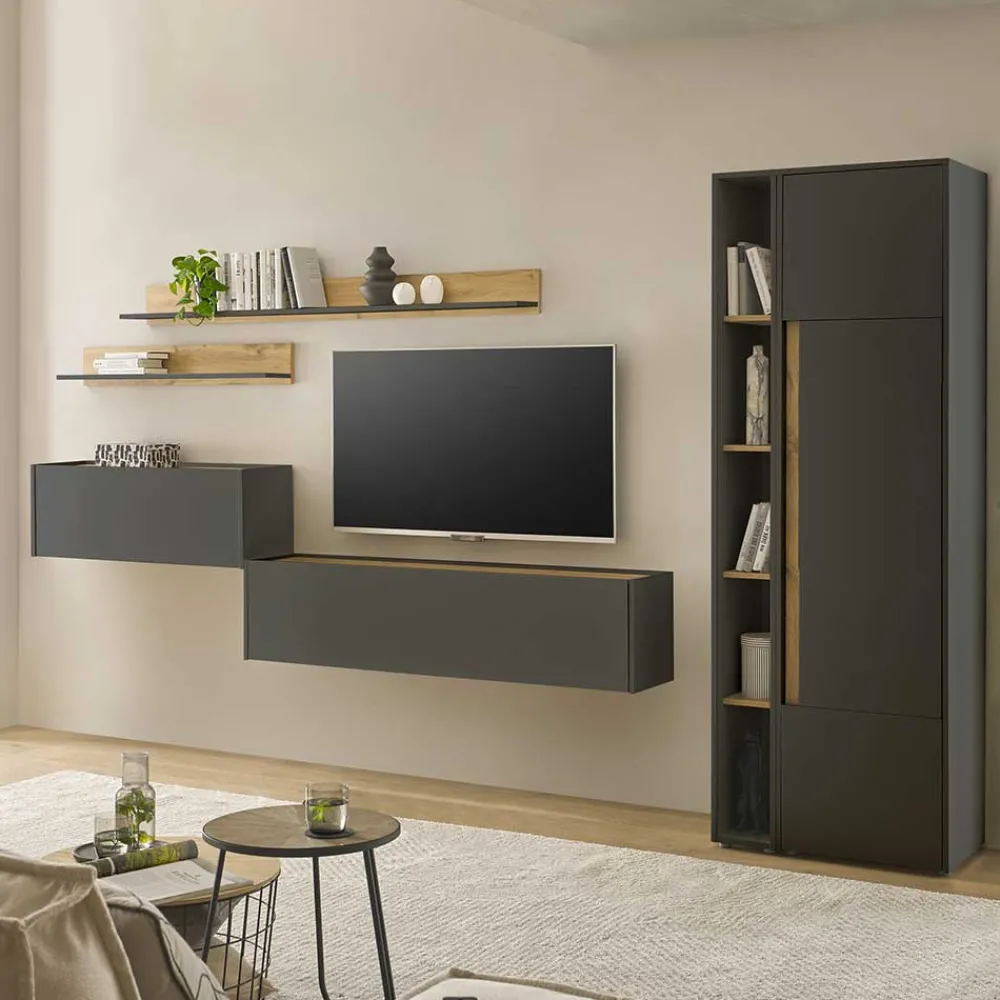 Home Office Schrankwand Uzniana*Pharao24 New