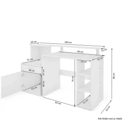 Homeoffice Schreibtisch Sinnabra*Pharao24 Sale