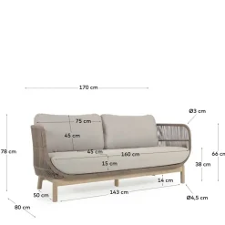 New In- und Outdoor Sofa Pazionan Polstermöbel|Wohnzimmercouch