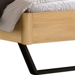 Clearance Industriestil Bett 140x200 Rozari Doppelbetten|Massivholzbetten