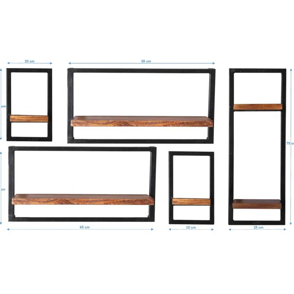 Online Industriestil Hängeregale India Hängeregale